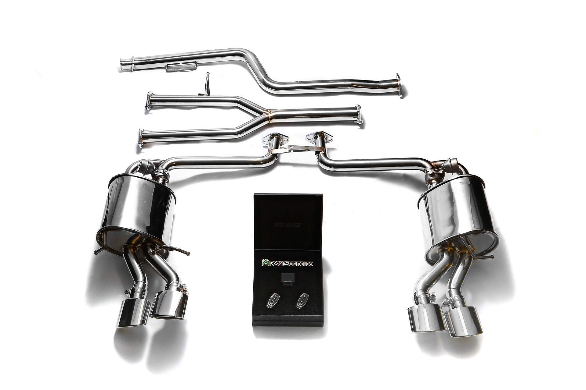 Armytrix exhaust systems for Mercedes Benz W204 C180/C200/C250 1.8 Turbo (2011-2014) valvetronic exhaust system