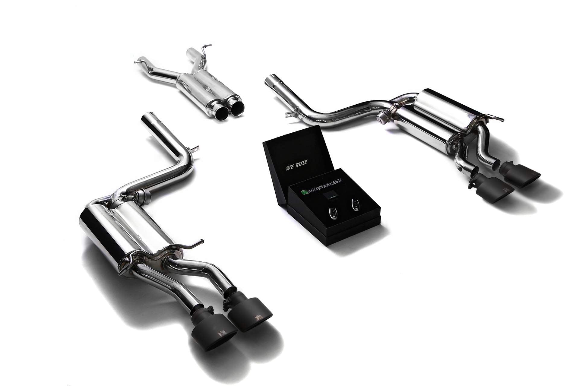 Armytrix exhaust systems for Mercedes-AMG W204 C63 (2008-2014) valvetronic exhaust system