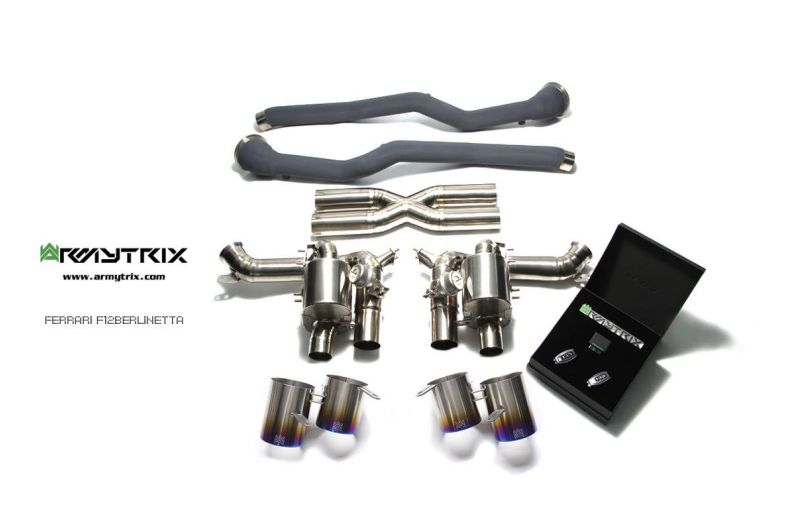 Výfukové systémy Armytrix pro Ferrari F12 (2012-2017) valvetronic exhaust system