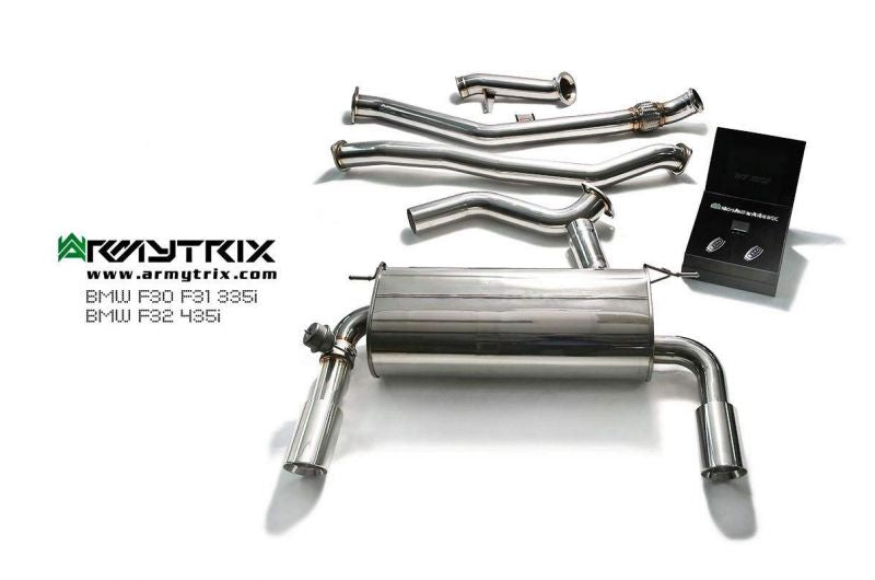 Armytrix exhaust system for BMW F34 335GT (N55B30)(2013-2015) valvetronic exhaust system 