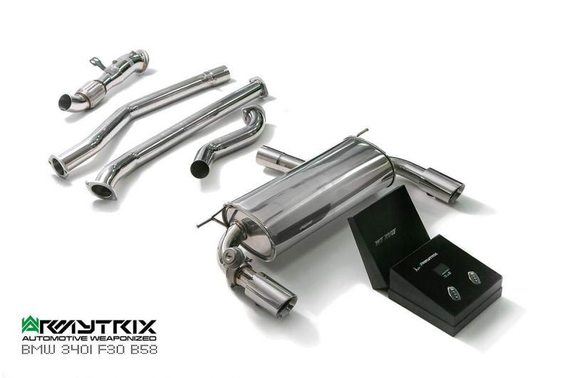 Armytrix exhaust system for BMW F30/F31 340i (B58B30) Non-OPF(2016-present) valvetronic exhaust system 