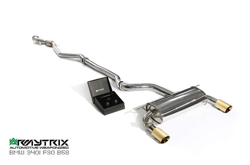 Armytrix exhaust system for BMW F30/F31 340i (B58B30) Non-OPF(2016-present) valvetronic exhaust system 