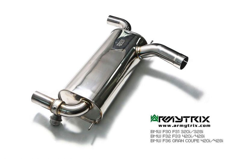 Armytrix exhaust system for BMW F32/F33 420i/428i (N26B20)(2014-2015) valvetronic exhaust system 