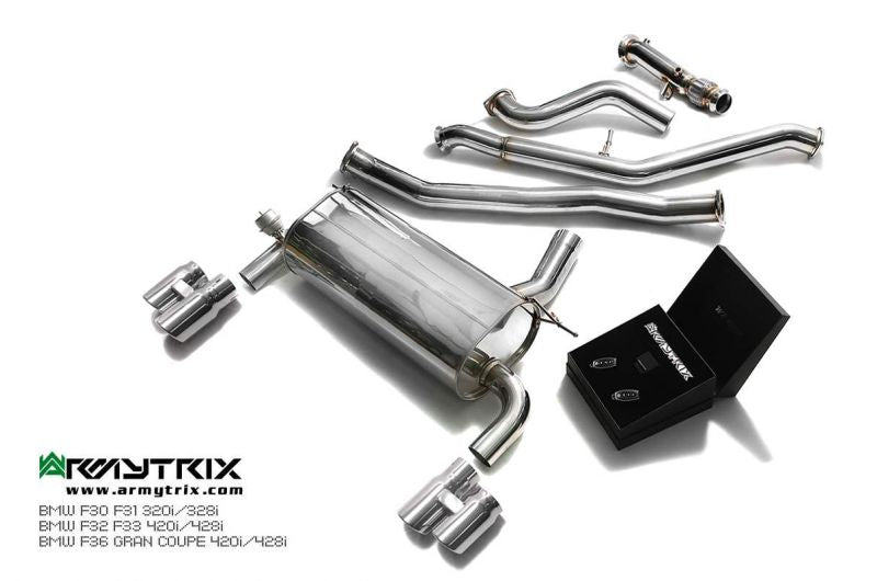 Armytrix exhaust system for BMW F36 420i/428i (N26B20)(2014-2015) valvetronic exhaust system 