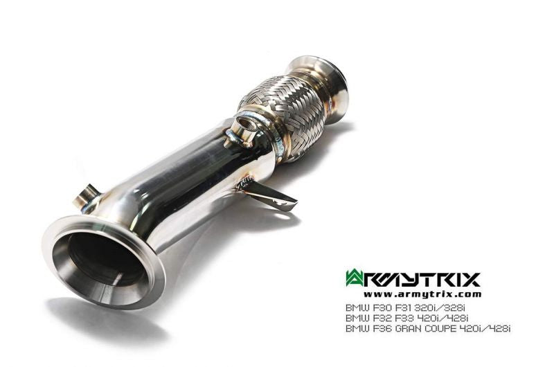 Armytrix exhaust system for BMW F30/F31 320i/328i (N26B20)(2014-2015) valvetronic exhaust system 