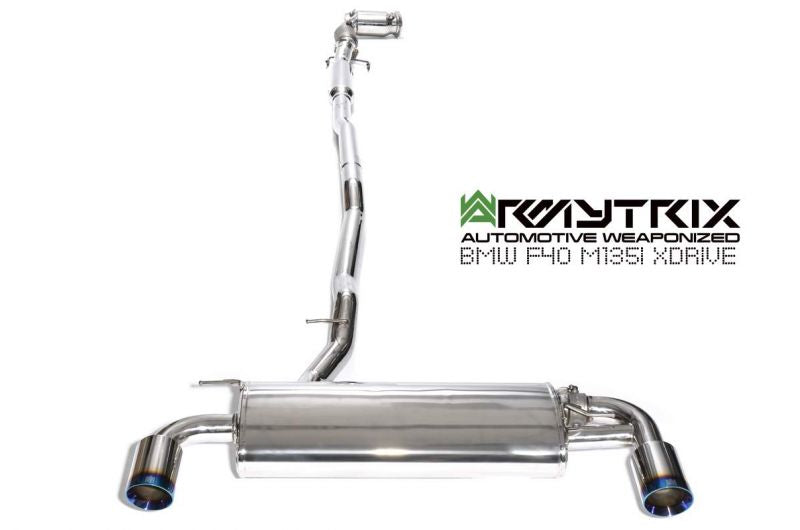 Armytrix exhaust system for BMW F40 M135i xDrive (2019-Present) &gt; valvetronic exhaust system 