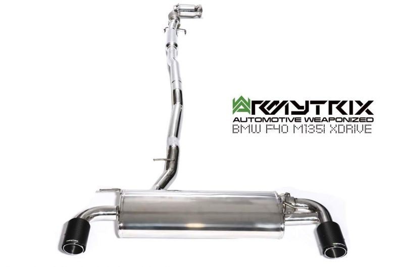 Armytrix exhaust system for BMW F40 M135i xDrive (2019-Present) &gt; valvetronic exhaust system 