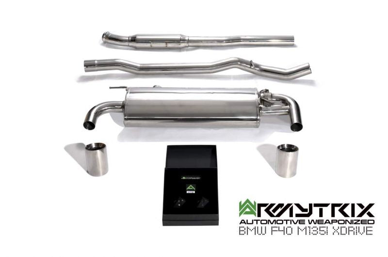 Armytrix exhaust system for BMW F40 M135i xDrive (2019-Present) &gt; valvetronic exhaust system 