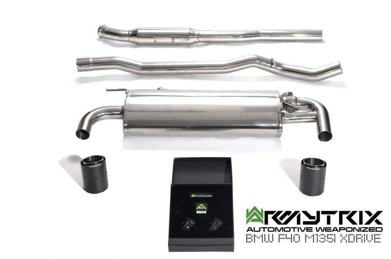 Armytrix exhaust system for BMW F40 M135i xDrive (2019-Present) &gt; valvetronic exhaust system 