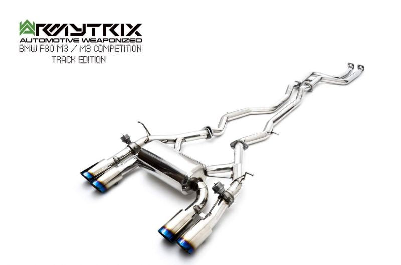 Armytrix exhaust system for BMW F80 M3 TRACK EDITION valvetronic exhaust system 