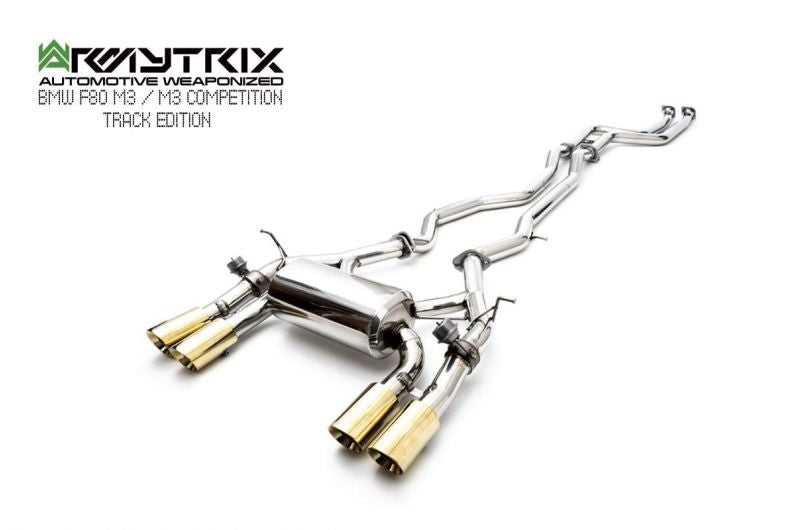 Výfukový systém Armytrix pro BMW F80 M3 TRACK EDITION valvetronic exhaust system