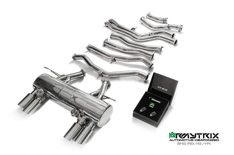 Armytrix exhaust system for BMW F80 M3 (2014-2019) valvetronic exhaust system 