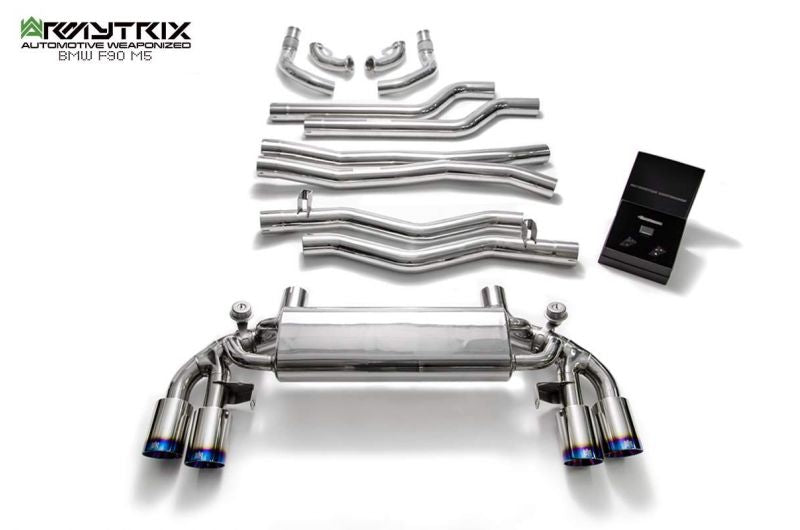 Výfukový systém Armytrix pro BMW F90 M5 (2017-present) valvetronic exhaust system