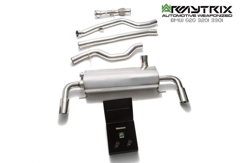 Exhaust system Armytrix BMW G20 320/330 B48 Non-OPF (2019-present) valvetronic exhaust system 