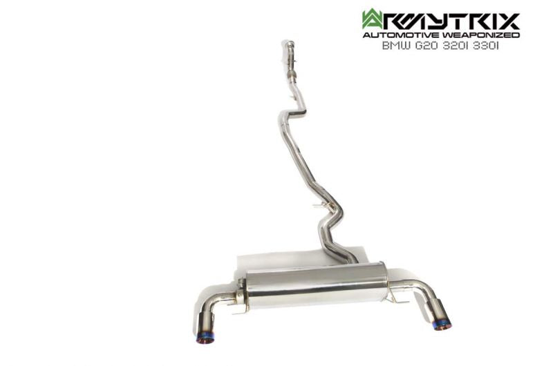 Exhaust system Armytrix BMW G20 320/330 B48 Non-OPF (2019-present) valvetronic exhaust system 