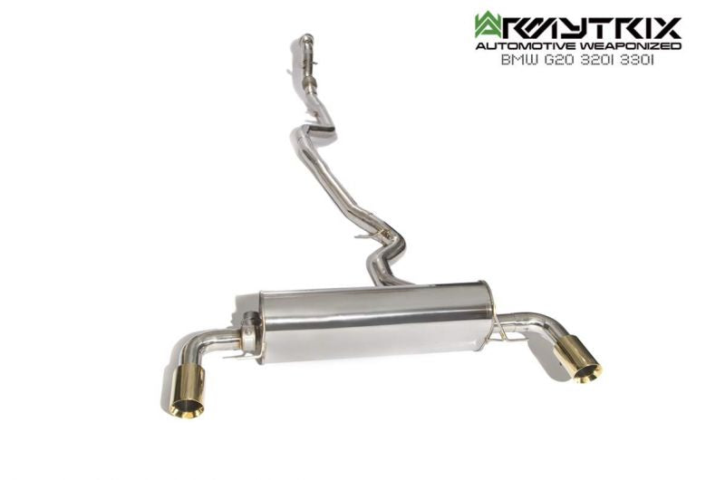 Exhaust system Armytrix BMW G20 320/330 B48 Non-OPF (2019-present) valvetronic exhaust system 