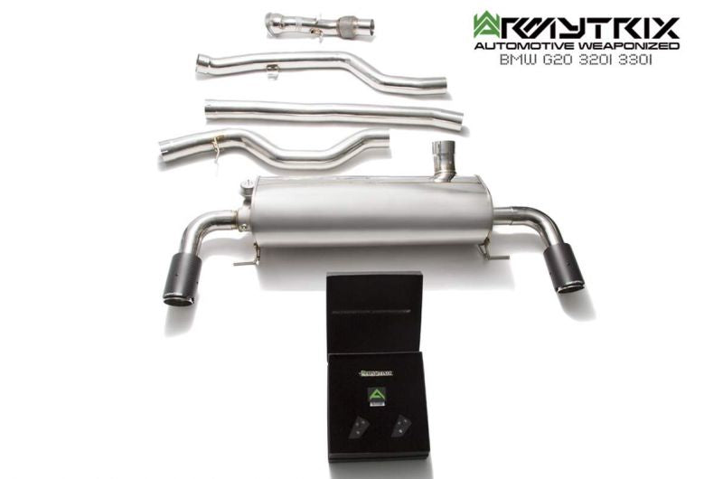 Armytrix exhaust system for BMW G20 320/330 B46 Non-OPF (2019-present) valvetronic exhaust system 