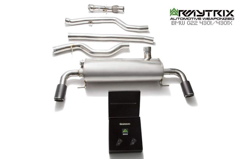 Armytrix exhaust system for BMW G22 420/430 (2021-Present) valvetronic exhaust system 