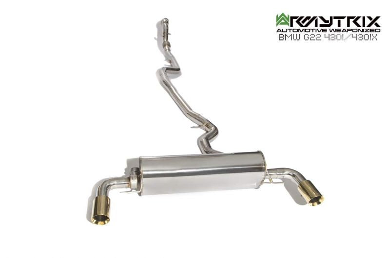 Armytrix exhaust system for BMW G22 420/430 (2021-Present) valvetronic exhaust system 