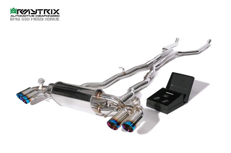 Výfukový systém Armytrix pro BMW G30/G31 M550i xDrive (2017-present) valvetronic exhaust system