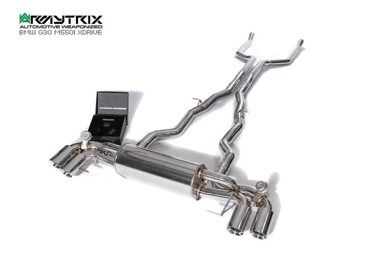 Výfukový systém Armytrix pro BMW G30/G31 M550i xDrive (2017-present) valvetronic exhaust system