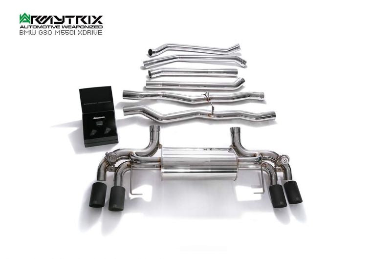 Výfukový systém Armytrix pro BMW G30/G31 M550i xDrive (2017-present) valvetronic exhaust system