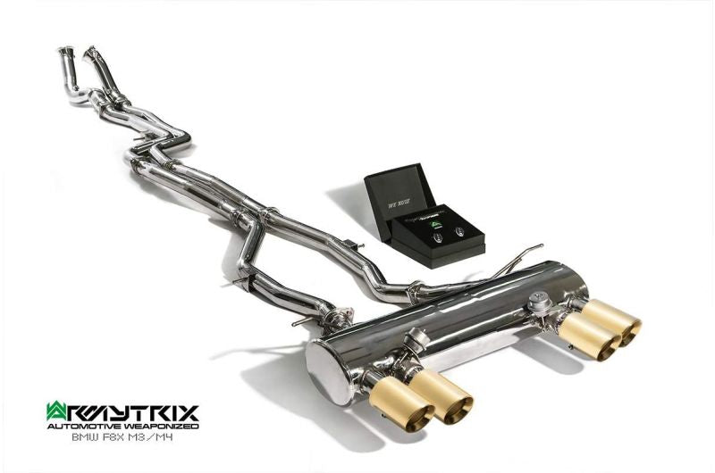 Armytrix exhaust system for BMW F82 Coupe/F83 Convertible M4 (2014-2019) valvetronic exhaust system 