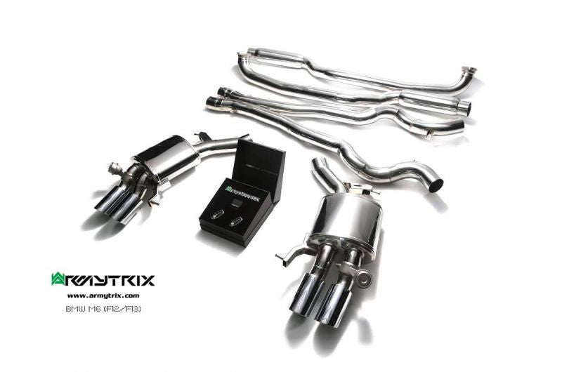 Výfukový systém Armytrix pro BMW F12 F13 M6 (2012-2017) valvetronic exhaust system