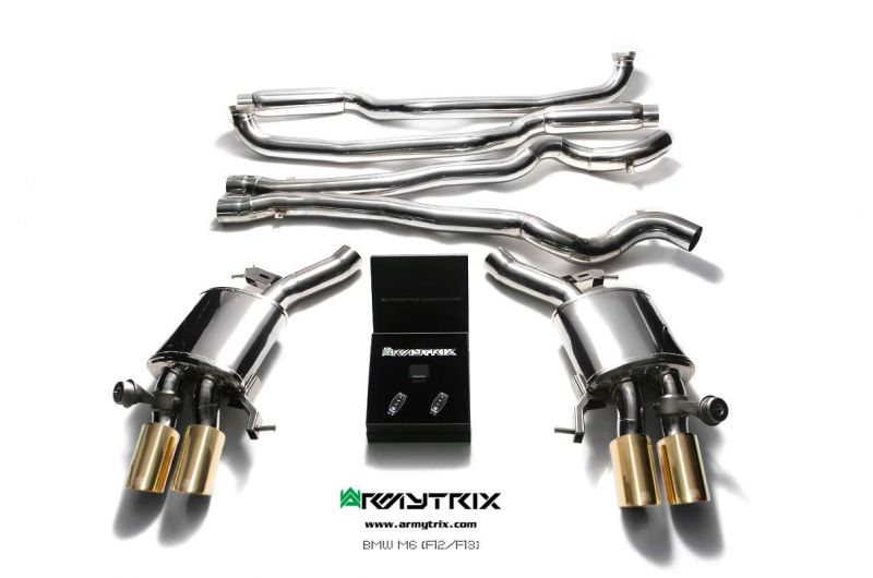 Výfukový systém Armytrix pro BMW F12 F13 M6 (2012-2017) valvetronic exhaust system