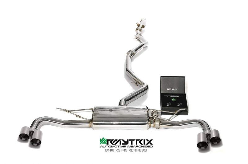 Výfukový systém Armytrix pro BMW F15 X5 35i xDrive (2014-2019 ) valvetronic exhaust system