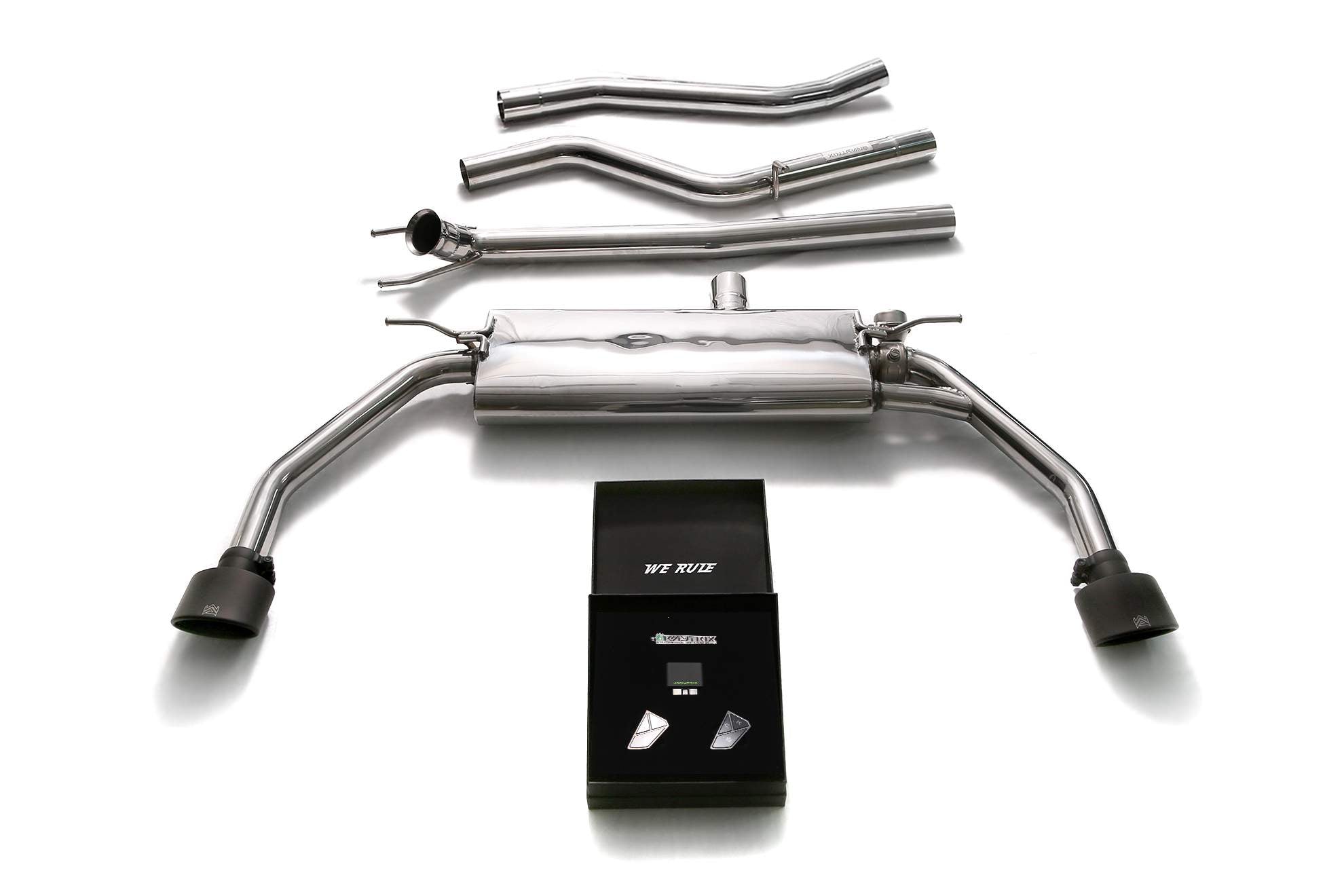 Armytrix exhaust systems for Mercedes Benz C117 CLA180/CLA200 (2013-2015) valvetronic exhaust system