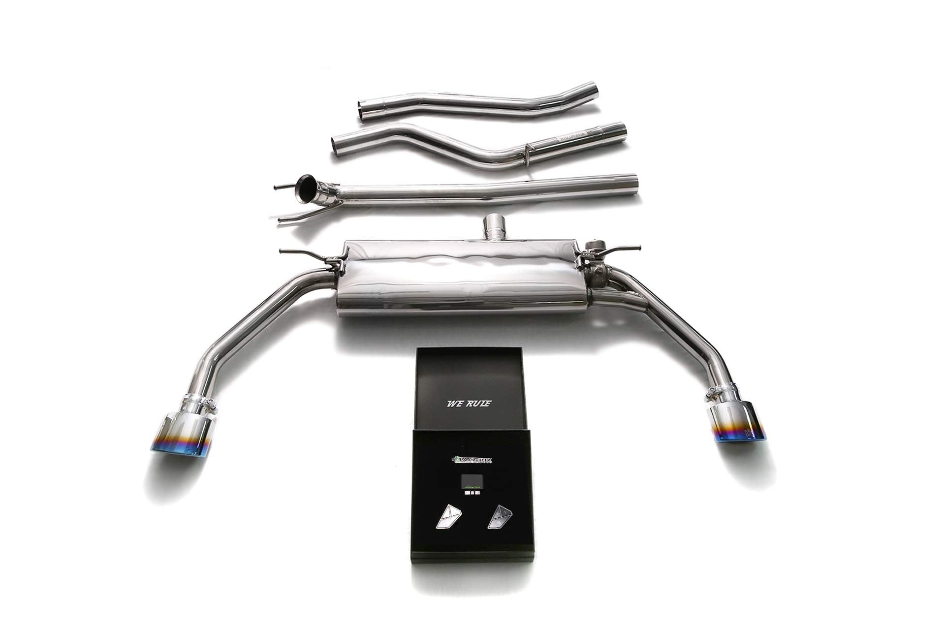 Armytrix exhaust systems for Mercedes Benz C117 CLA180/CLA200 (2013-2015) valvetronic exhaust system