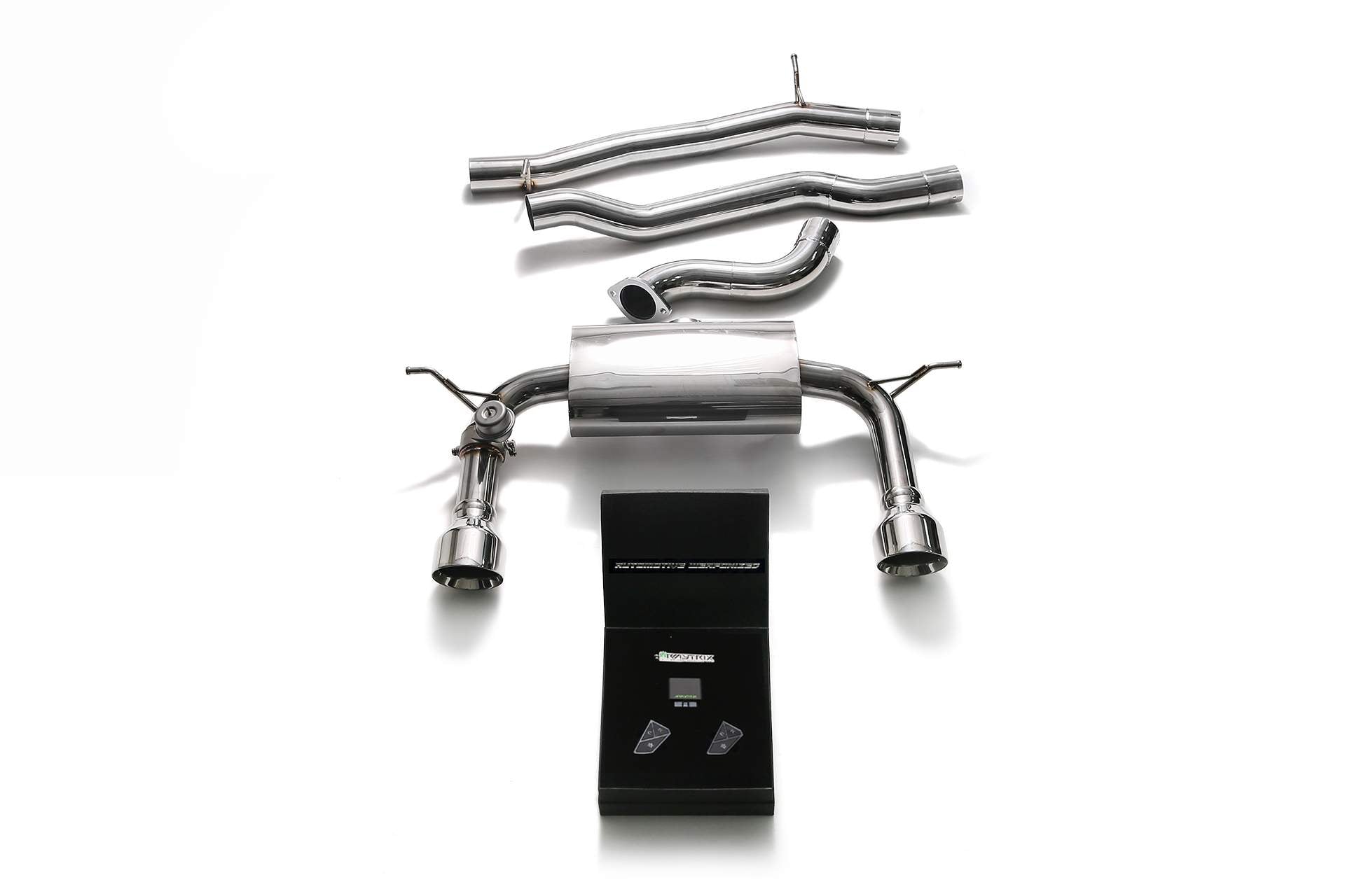 Armytrix exhaust system for Audi TT 8S MK3 1.8 2.0 TFSI 2WD Coupé (2015-present) valvetronic exhaust system 