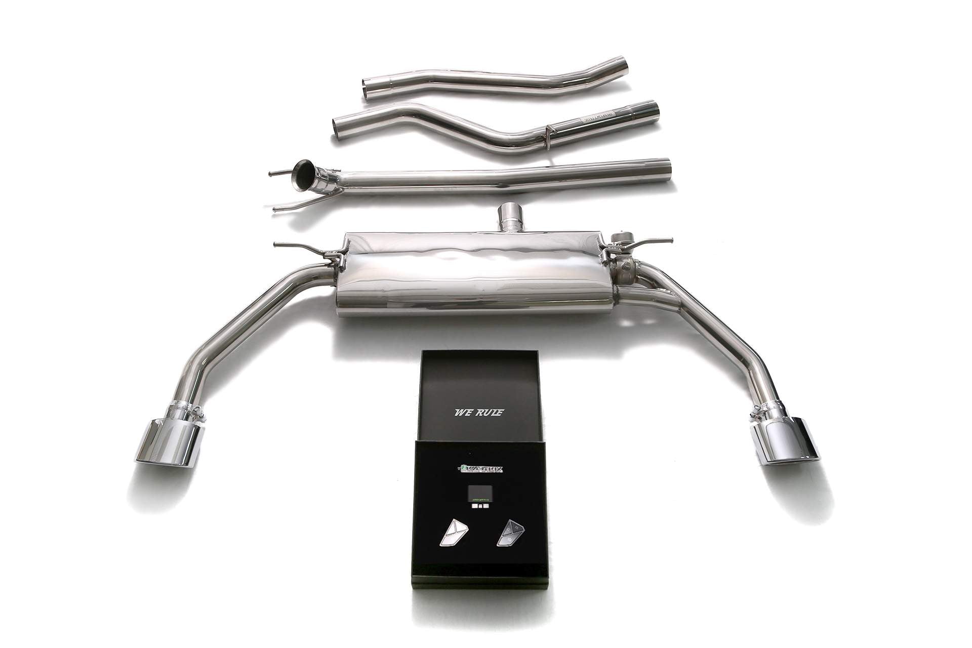 Armytrix exhaust systems for Mercedes Benz C117 CLA180/CLA200 (2013-2015) valvetronic exhaust system