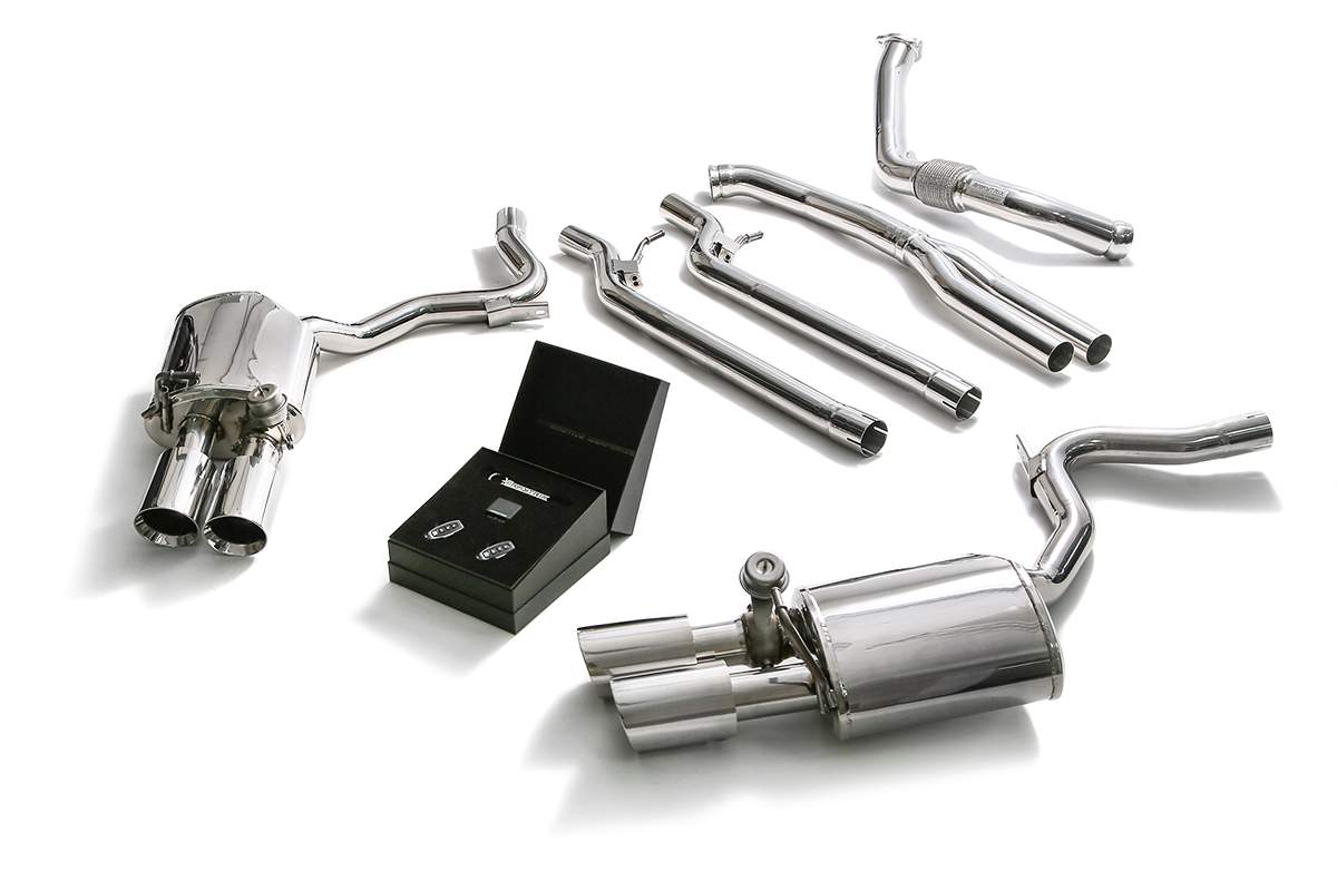 Armytrix exhaust system for Porsche Panamera 971 3.0L V6 Turbo (2017-present) valvetronic exhaust system