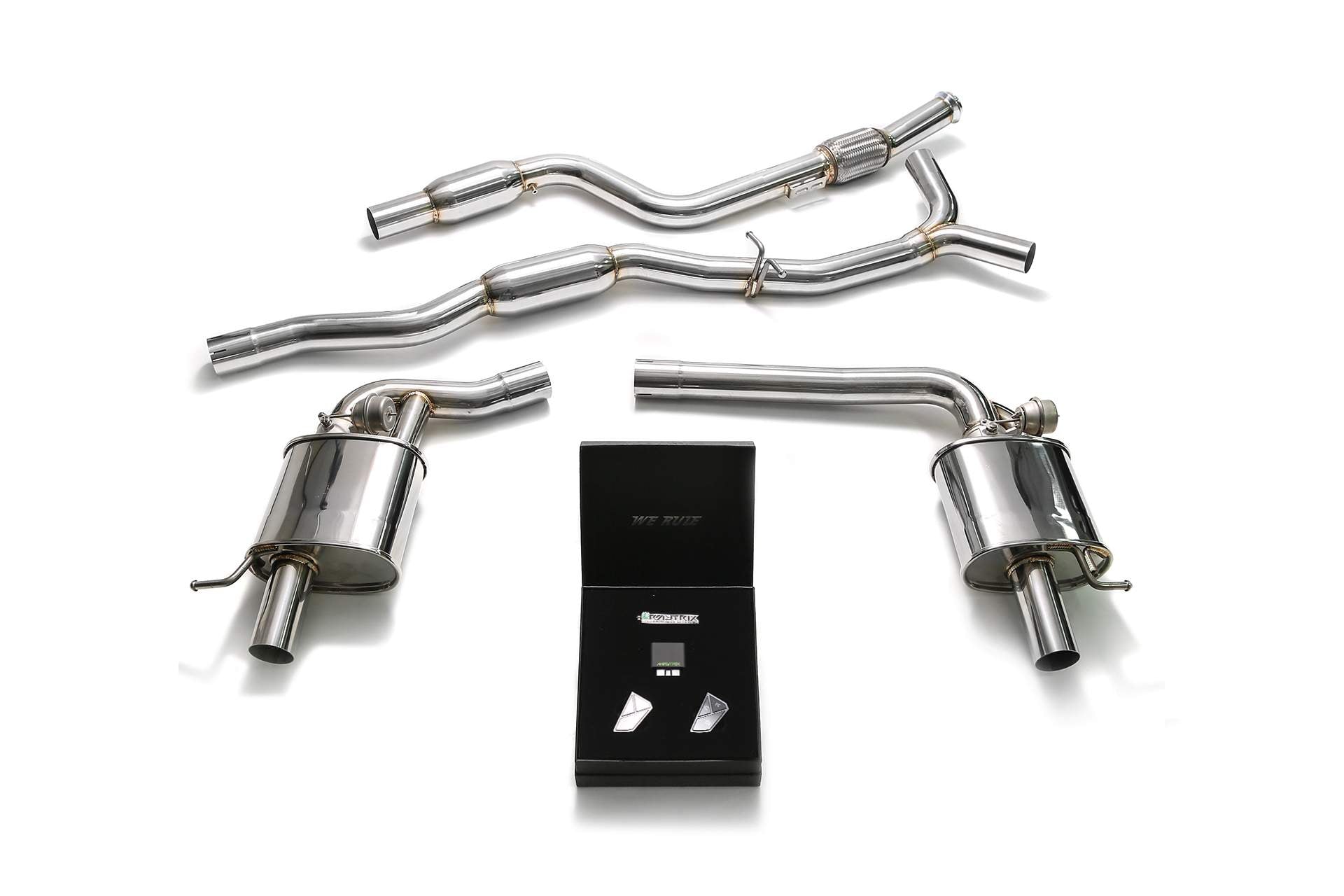 Armytrix exhaust system for Mercedes Benz W205 C200/C300 Facelift (2019-2021) valvetronic exhaust system