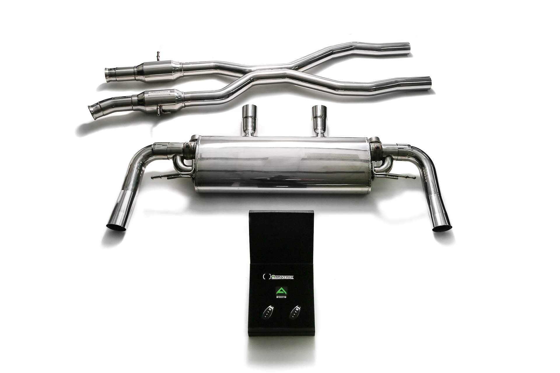 Armytrix exhaust system for Mercedes-AMG W166/C292 GLE63 SUV/Coupé (2016-2019) valvetronic exhaust system