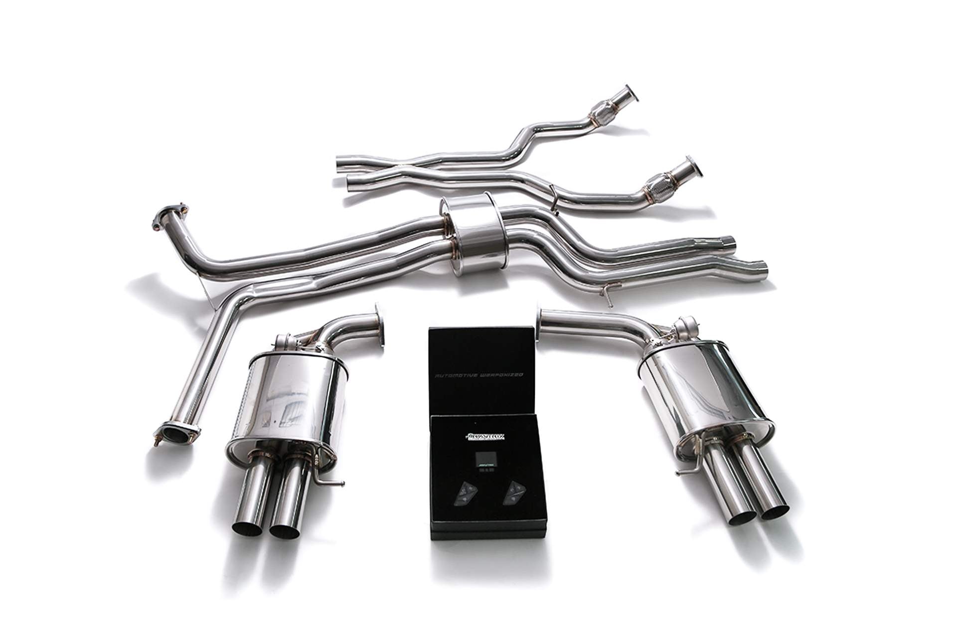 Výfukový systém Armytrix pro Audi S7 C7 4.0 V8 Twin Turbo (2012-2018) valvetronic exhaust system