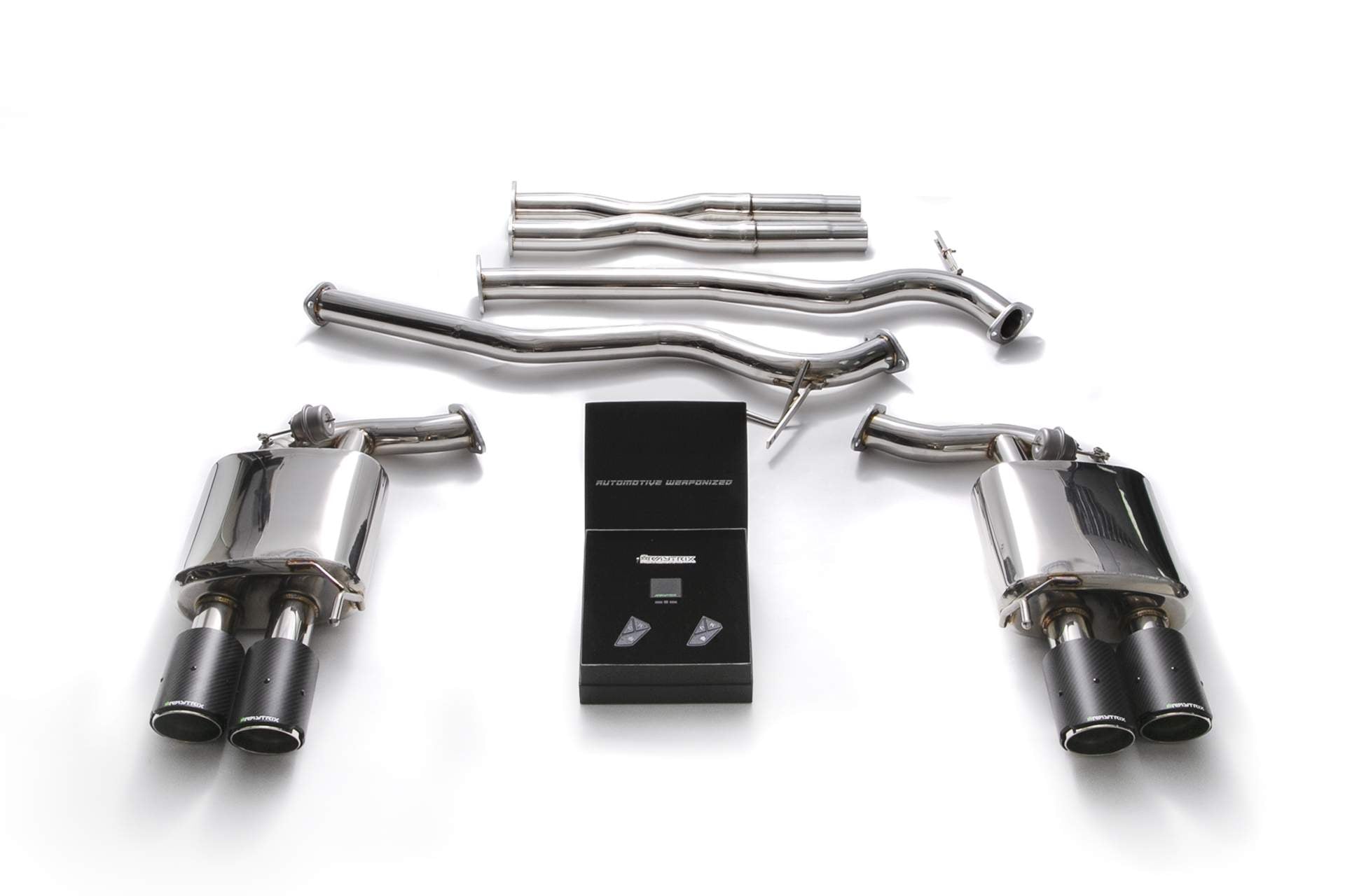 Armytrix exhaust system for Ford Mustang GT Coupé 5.0 V8 MK6 Facelift (2018-present) valvetronic exhaust system 