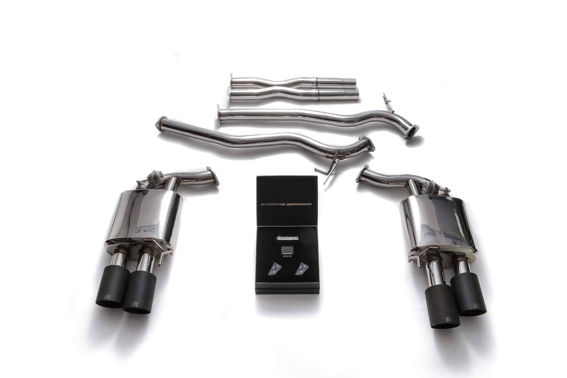 Armytrix exhaust system for Ford Mustang GT Coupé 5.0 V8 MK6 Facelift (2018-present) valvetronic exhaust system 