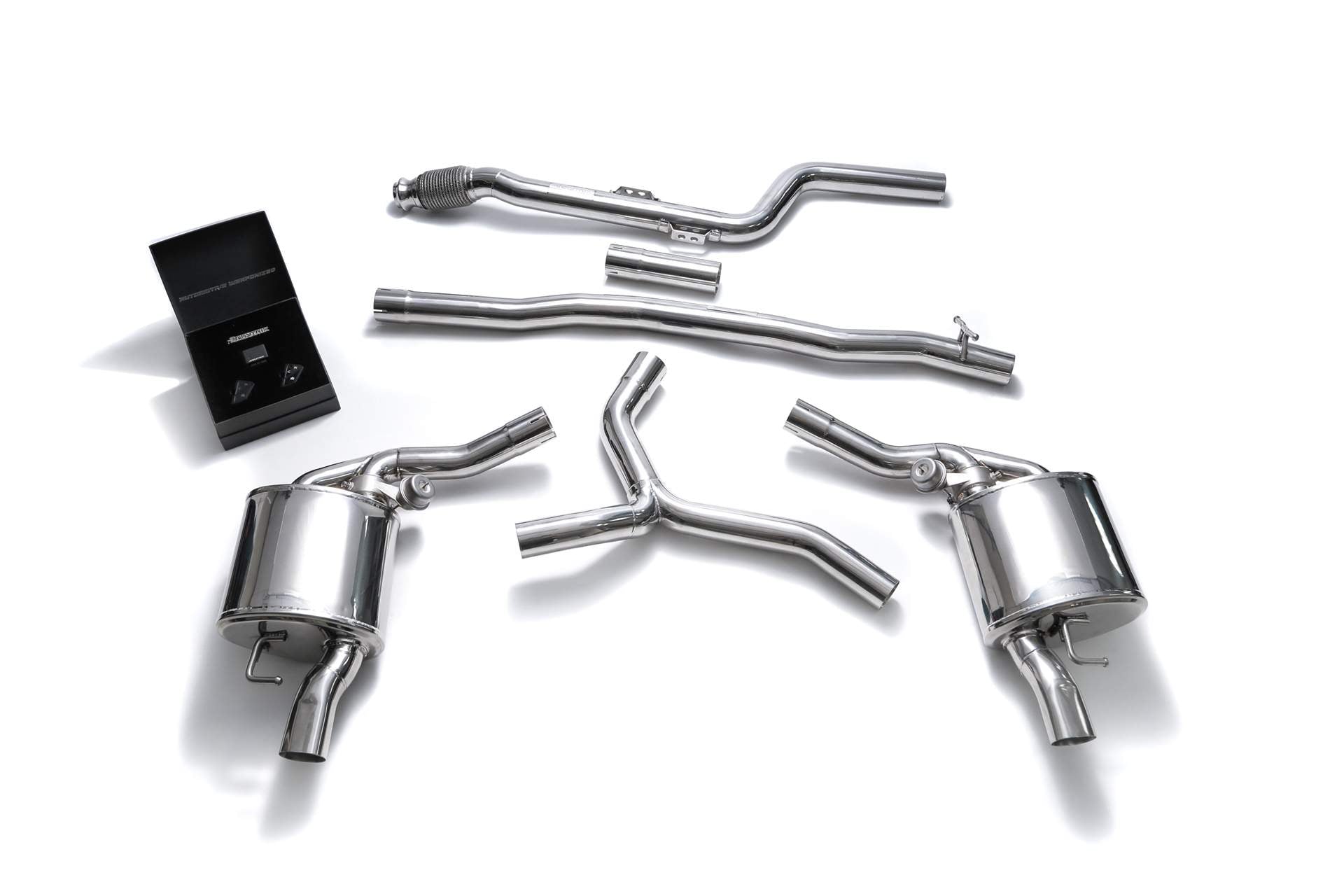 Armytrix exhaust system for Mercedes Benz W213 E350 Non-OPF (2018-Present) *Right-Hand Drive* valvetronic exhaust system