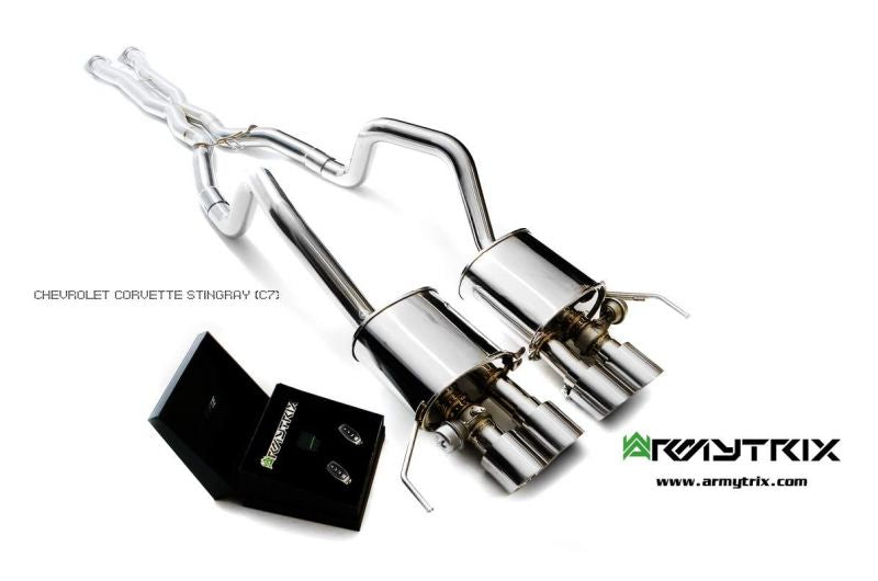 Výfukový systém Armytrix pro Chevrolet Corvette C7 Stingray/Grand Sport (2014-2019) valvetronic exhaust system