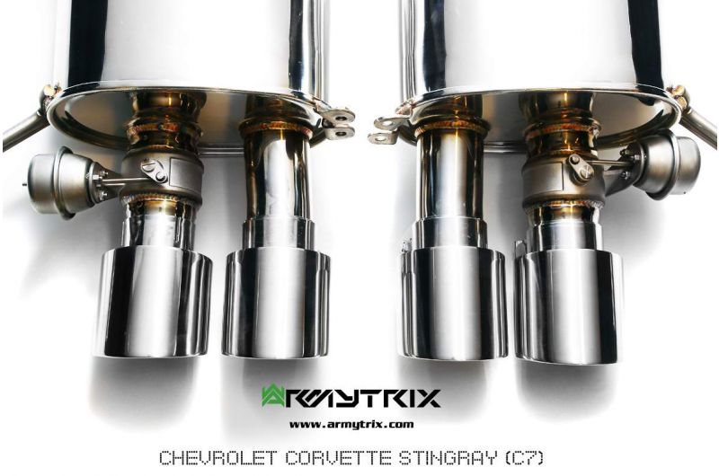 Výfukový systém Armytrix pro Chevrolet Corvette C7 Stingray/Grand Sport (2014-2019) valvetronic exhaust system