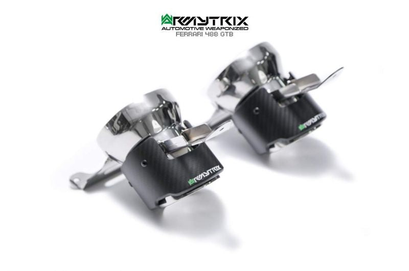 Armytrix exhaust systems for Ferrari 488 Pista / Pista Spider (2018-2020) valvetronic exhaust system 