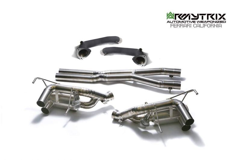 Armytrix exhaust system for Ferrari California (2008-2013) valvetronic exhaust system