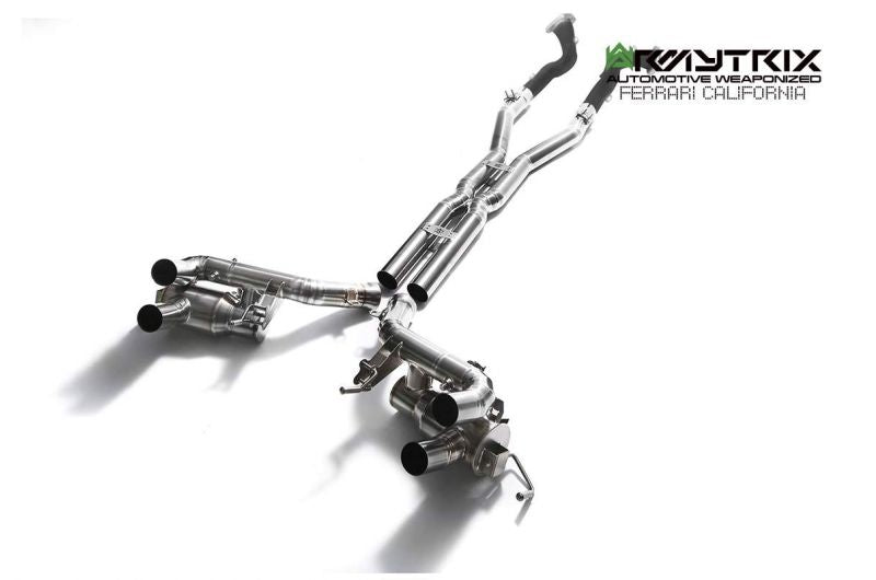 Armytrix exhaust system for Ferrari California (2008-2013) valvetronic exhaust system