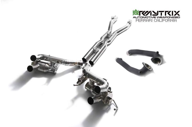 Armytrix exhaust system for Ferrari California (2008-2013) valvetronic exhaust system