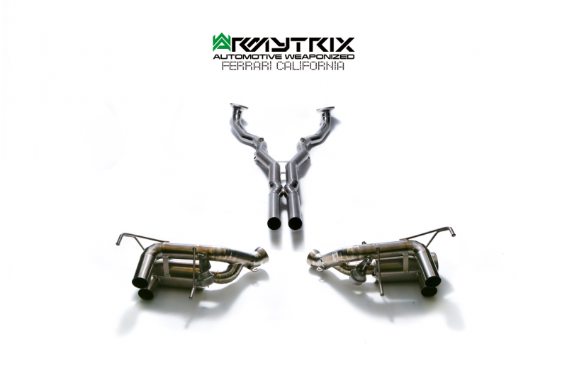 Armytrix exhaust system for Ferrari California (2008-2013) valvetronic exhaust system