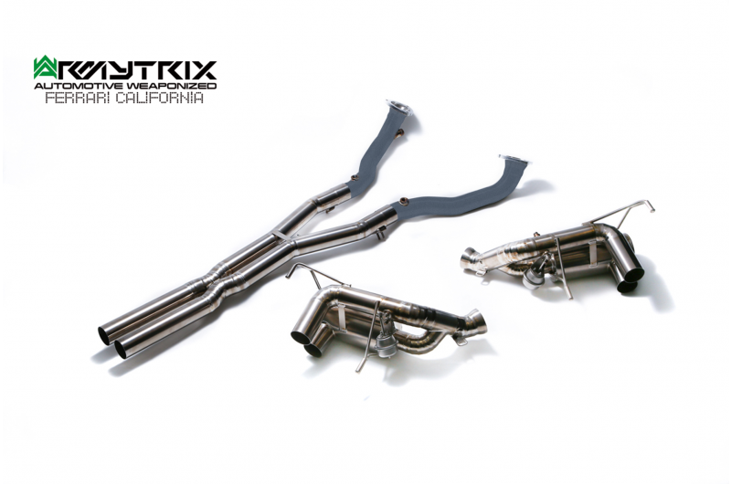 Armytrix exhaust system for Ferrari California (2008-2013) valvetronic exhaust system