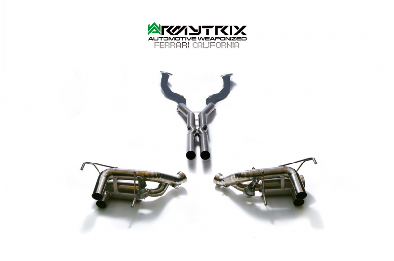 Armytrix exhaust system for Ferrari California (2008-2013) valvetronic exhaust system